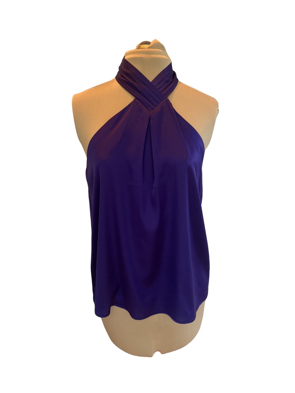 Nine West Women's Purple Halter Top - Size M - NWT